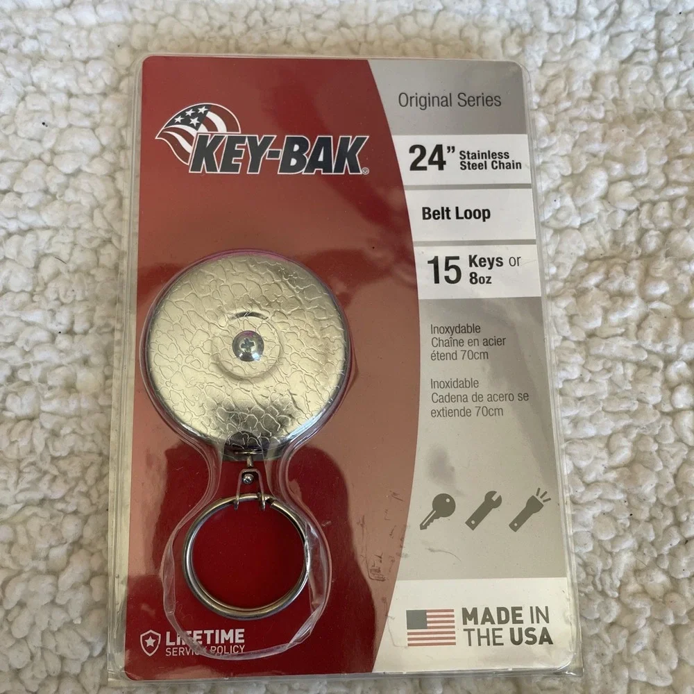 KEY-BAK Self Retracting Key Reel Original Series. Retractable 24